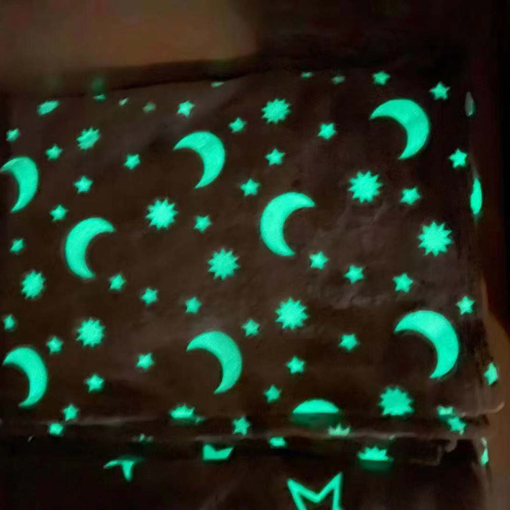 Magic Glow in the Dark Blanket – Luminous, Comfortable, and Cozy Blanket for Sleep, Decor